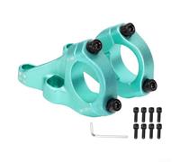 Potencia MTB Aluminio para forjado 31.8mm Ligera Potencia MTB | Aleación aluminio para forjado, para resistencia para impacto , durabilidad condiciones extremas, robusto(Blue)