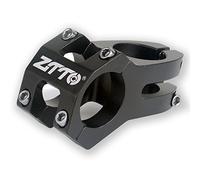 Potencia MTB Vástago de Bicicleta Ligero Alta Resistencia MTB, aleación Aluminio CNC, elevación 0 Grados for Manillar 35mm/31,8mm(45mm Black)