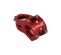 Potencia MTB Vástago MTB 31,8x45mm vástago de Manillar Corto Alta Resistencia aleación Aluminio Puente Bicicleta Carreras Descenso/vástago Carretera(Red)