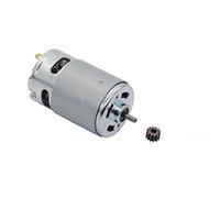 Potencia Reparación 1 Uds 12 Dientes RS550 Motor de Taladro inalámbrico Motor Destornillador 7,2 V 9,6 V 10,8 V 12V 14,4 V 16,8 V 18V 25V 3mm Eje 550 DC Motor Motor Montar (Color : 10.8V 12teeth 9.9m