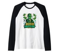 Potencia Retro de Boss Motion Camiseta Manga Raglan