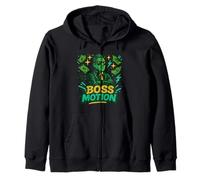 Potencia Retro de Boss Motion Sudadera con Capucha