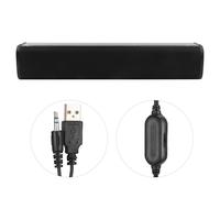Potenciador de audio para multimedia, barra de sonido con refuerzo de graves e iluminación dinámica, múltiples opciones de conectividad,