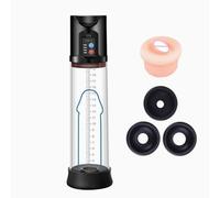Potenciador de crecimiento masculino automático recargable con bomba de vacío: dispositivo eléctrico profesional para el entrenamiento
