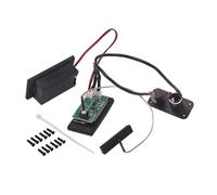 Potenciador de sonido de violín eléctrico de grado de estudio con compatibilidad activa y audífonos, control de tono activo, violín eléctrico