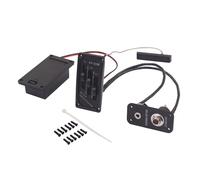 Potenciador de sonido de violín eléctrico de grado de estudio con compatibilidad activa y de auriculares, pastilla piezoeléctrica profesional para violín