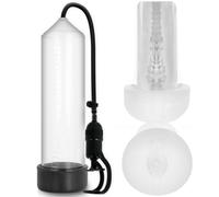 Potenciador de virilidad: Bomba de pene transparente Deep RX5 - Presión profunda, Ancho 50 mm, Longitud 230 mm, Departamento HOMBRE, Poids 0.000 Kg, Colores Blanco