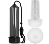 Potenciador de virilidad: Bomba de pene transparente Deep RX5 - Presión profunda, Ancho 50 mm, Longitud 230 mm, Departamento HOMBRE, Poids 0.000 Kg, Colores Negro