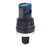 Potenciómetro 220V, LA42DWQ-22 Montaje en panel 5K 22 mm de diámetro Potenciómetro ajustable para Variador de frecuencia