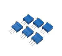 Potenciómetro ajustable multivuelta de 3296 W, 1 k, 2 k, 5 k, 10 k, 20 k, 50 k, 100 k, 200 k, 500 k, 1 m, ajuste superior de 253 a 203 ohmios.(50 K Ohm)