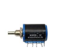 Potenciómetro bobinado de alambre multivuelta WXD3-12-2W grado militar ajustable 1K 2K2 4K7 10K(Potentiometer with scale cap 4K7 10 turns)