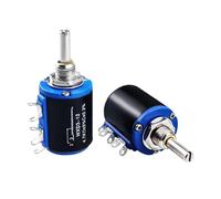 Potenciómetro bobinado multivuelta WXD3-12-2W, resistencia 1K2K24K710K, cuerpo corto, perilla de escala de conteo de 5 vueltas(WXD3 12 potentiometer,4K7)
