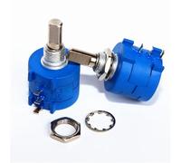 potenciómetro bobinado, Potenciómetro bobinado de 5 vueltas 3590S 10k con eje D - Control alta precisión for proyectos electrónicos(1Kohm)