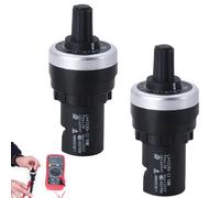 Potenciómetro de 2 piezas, 22 mm de diámetro 10k potenciómetro con perilla para la velocidad del inversor Reglamento del motor Control motor