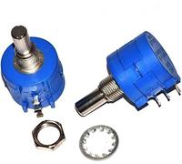 Potenciómetro de ajuste, 3590S Resistencia bobinada 3590S-2-103L Potenciómetro multivuelta 10K 1K 2K 5K 50K 100K Control de volumen Componente electrónico ajustable(200 Ohm)