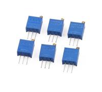 Potenciómetro de ajuste de 3296 W, 20 valores, 10 a 2 M ohmios, 100 R, 10% de tolerancia de resistencia, 500 unidades por lote(500K ohm 504)