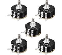 Potenciómetro de ajuste, kit de 5 potenciómetros de eje de resistencia variable universal WX112 de una sola vuelta con bobinado de alambre de 100-47 K ohmios.(1K5)
