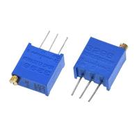Potenciómetro de ajuste multivuelta de alta precisión, 3296 W, 1 K, 2 K, 5 K, 10 K, 20 K, 50 K, 100 K, 200 K, 500 K, 1 M ohm, resistencia variable.(200 Ohm)