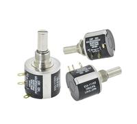 Potenciómetro de alambre enrollado de 3 vueltas MOD533-11103 502 102 resistencia ajustable 1K2K5K10K precisión multivuelta(50 ohms separate potentiometer)