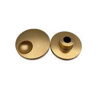 Potenciómetro de Aleación de Aluminio Dorado, Perilla de Control de Volumen, Perillas Eléctricas de Audio, Tapa de 40 X 17 mm