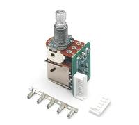 Potenciómetro de empuje de guitarra B500K precableado con bobina PCB, ollas precableadas de función dividida for LP for SG, 2 uds.