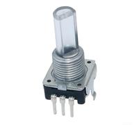 Potenciómetro de guía de luz de codificador de interruptor giratorio para panel de control de consola de mezcla M32, cuerpo de metal plateado que garantiza una transmisión de señal precisa y un