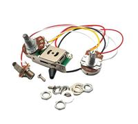 Potenciómetro de guitarra, cableado de circuito de metal, juego de arnés de cableado de guitarra que sustituye a 3 vías