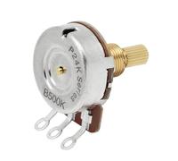 Potenciómetro de guitarra con eje largo de 24 dientes, 500 K, volúmenes, control de tono para guitarra eléctrica y bajo, fácil instalación, pieza de guitarra