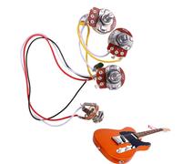 Potenciómetro De Guitarra De 2,2 X 2,0 X 1,5 Cm/0,9 X 0,8 X 0,6 Pulgadas, Kit De Potenciómetro De Guitarra Arnés 1 Volumen 2 Tonos Para Guitarra Eléctrica O Bajo