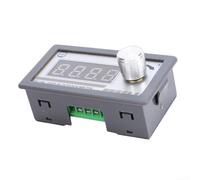 Potenciómetro de pantalla digital 10K Ohm Resistencia variable para controlador inversor PLC, ajuste de impedancia programable con pantalla de 0.4 pulgadas, gris (500 K)