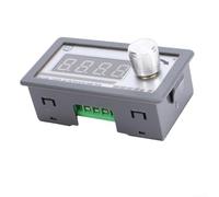 Potenciómetro de pantalla digital 10K Ohm Resistencia variable para controlador inversor PLC, ajuste de impedancia programable con pantalla de 0.4 pulgadas, gris (20K)