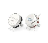 Potenciómetro de película de carbono de una sola vuelta con resistencia de perilla deslizante ajustable 118 2W 1K/2,2 K/4,7 K/10K/470K(4.7K potentiometer knob cap dial)