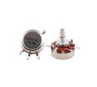 Potenciómetro de película de carbono de una sola vuelta Wth118-1A 2W 1K 2K2 4K7 10K 470K 220K(Red potentiometer47K WTH118 2W)