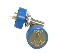 Potenciómetro de plástico conductor de rotación de 360 grados, 1 Uds., 357 22E B102 B202 B502 B103, rotación de 360 grados, 1 Uds.(5K Ohm)