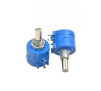 Potenciómetro de resistencia ajustable multivuelta serie 3590S con perilla 3590-2-102 202 502 103 500 1K 2K 5K 10K 20K 50K 100K ohm 2 uds(100 Ohm)