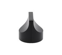 Potenciómetro de Volumen de Aleación de Aluminio Puro Sólido de 28 X 28 mm, Perilla de Tono para Amplificador de Audio HIFI, Color Negro