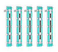 Potenciómetro deslizante de 5 piezas Faders mezcladores de 75 mm B10K Fader mezclador deslizante recto de doble canal Potenciómetro deslizante recto de doble canal para múltiples propósitos B10K
