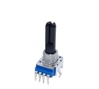Potenciómetro giratorio de grifo central RK11 para aplicaciones de equilibrio y mezcla de señal de audio B103K o B503 Resistencia 23 mm eje (B50K = B503)