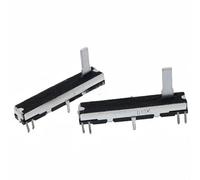 Potenciómetro lineal de diapositiva de doble canal de 45 mm con B10K B50K Fader para CT670 órgano electrónico Reparación de control de volumen (B10K)