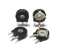 Potenciómetro PT15 1K 2K 5K 10K 20K 50K 100K 100K 500K 1M 500ohm Interruptor de resistencia ajustable vertical de 3 pines (500K Ohm)