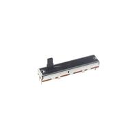 Potenciómetro push-pull deslizante recto de 5 piezas, 45 mm, B10K, B100K, 30 tiempos, mezclador mono fader(B10K 15mm 5pcs)