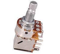 Potenciómetro Push Pull Switch Control Pot para Guitarra Eléctrica Bajo A50K, Plata, A50K, 2 piezas