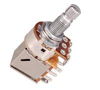 Potenciómetro Push Pull Switch Control Pot para Guitarra Eléctrica Bajo B100K, Plata, Tipo 1
