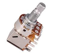 Potenciómetro Push Pull Switch Control Pot para Guitarra Eléctrica Bajo B50K Plateado B50K 2 Piezas