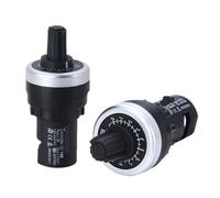 Potenciómetro regulador de velocidad del inversor 22mm LA42DWQ-22 1K 5K 10K100K perilla(Ordinarystyle-bighat10k)