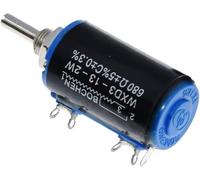 Potenciómetro rotatorio, Potenciómetro bobinado rotatorio multivuelta WXD3-13-2W 2W Resistencias múltiples(100K)