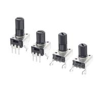 Potenciómetro RV09 de 3 Pines con Resistencia Ajustable, Eje de 15/20 mm, 1 kΩ, 2 kΩ, 5 kΩ, 10 kΩ, 20 kΩ, 50 kΩ, 100 kΩ, 0932, 10 Unidades(Horizontal 20MM,5-9Pcs)