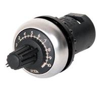Potenciómetro 1kOhm 0,5W 22mm IP66 M22-R1K 229489 RMQ Titanio