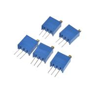 Potenciómetro trimmer multivuelta Kit de 20 potenciómetros 3296 de alta precisión, resistencia variable de 3296 W, 100R -1M, 200R, 500R, 1k, 2k, 5K, 10K, 20K, 50K, 100K, 200k, 500k(200K Ohm)