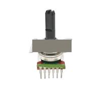 Potenciómetro Vertical de doble canal, tipo 161, B1K, B5K, B10K, B20K, B50K, B100K, medio eje, 25mm, 6 pines, 1 Uds.(B10K B103)